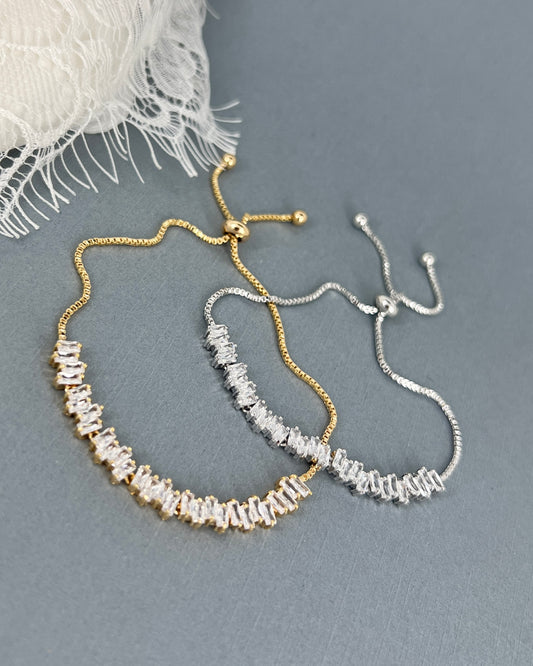 Wedding Bridal Cubic Bridesmaids Adjustable Bracelet