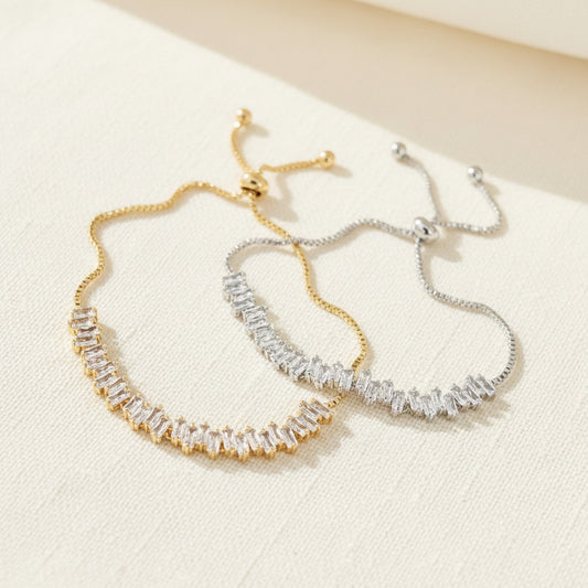 Bracelet réglable Cynthia CZ