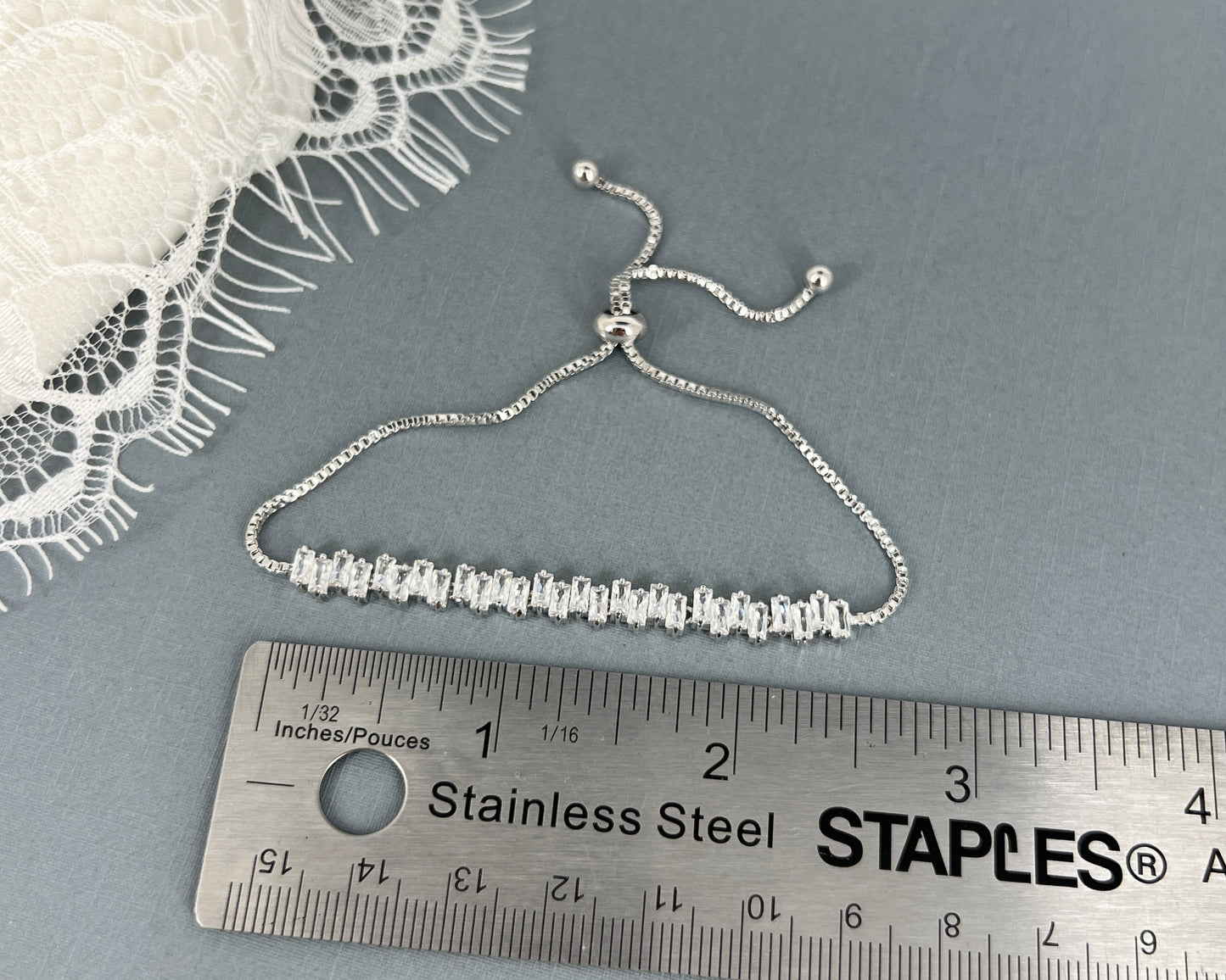 Bracelet réglable Cynthia CZ