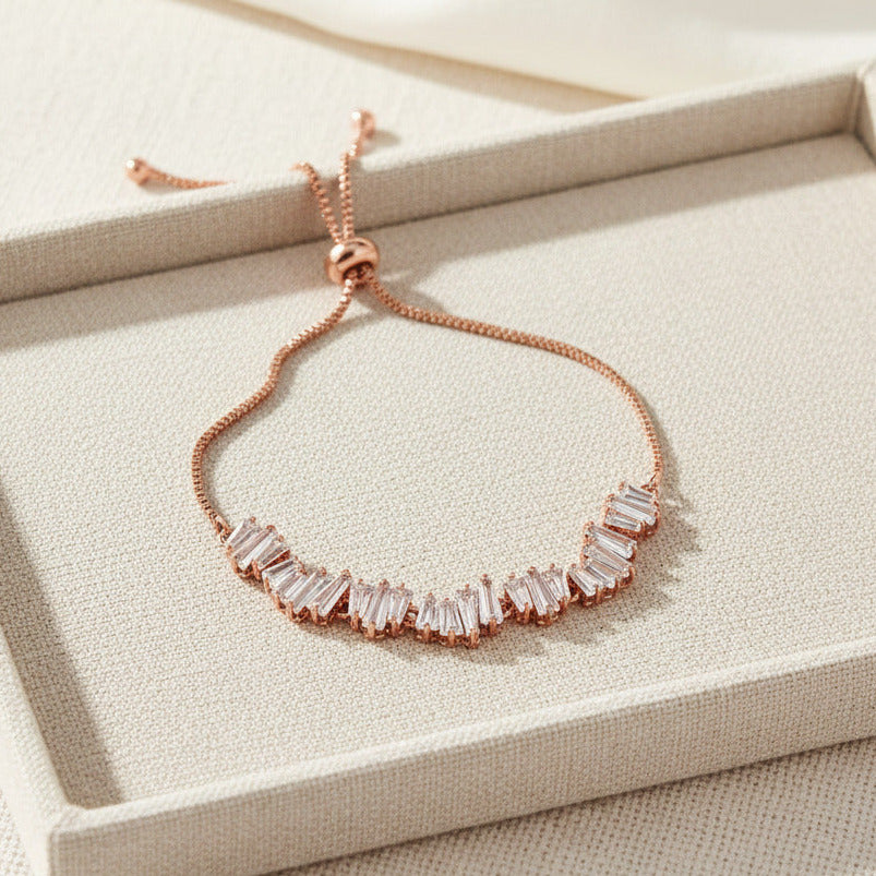 Wedding Bridal Crystal Adjustable Bracelet