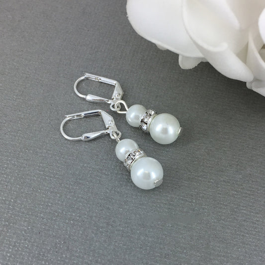 Salmon Peach Resin Rose Pearl Necklace Flower Girl Charm Bracelet Earrings