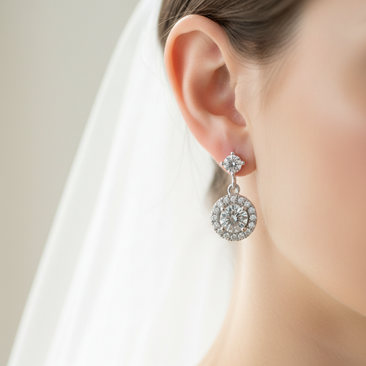 Wedding Bridal Clip-on Earrings