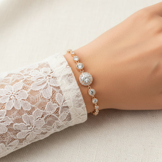 Bracelet réglable Cynthia CZ