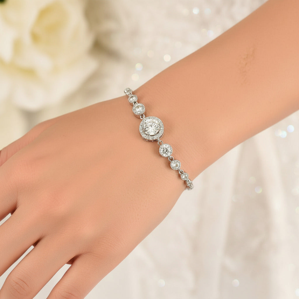 Bracelet réglable Cynthia CZ