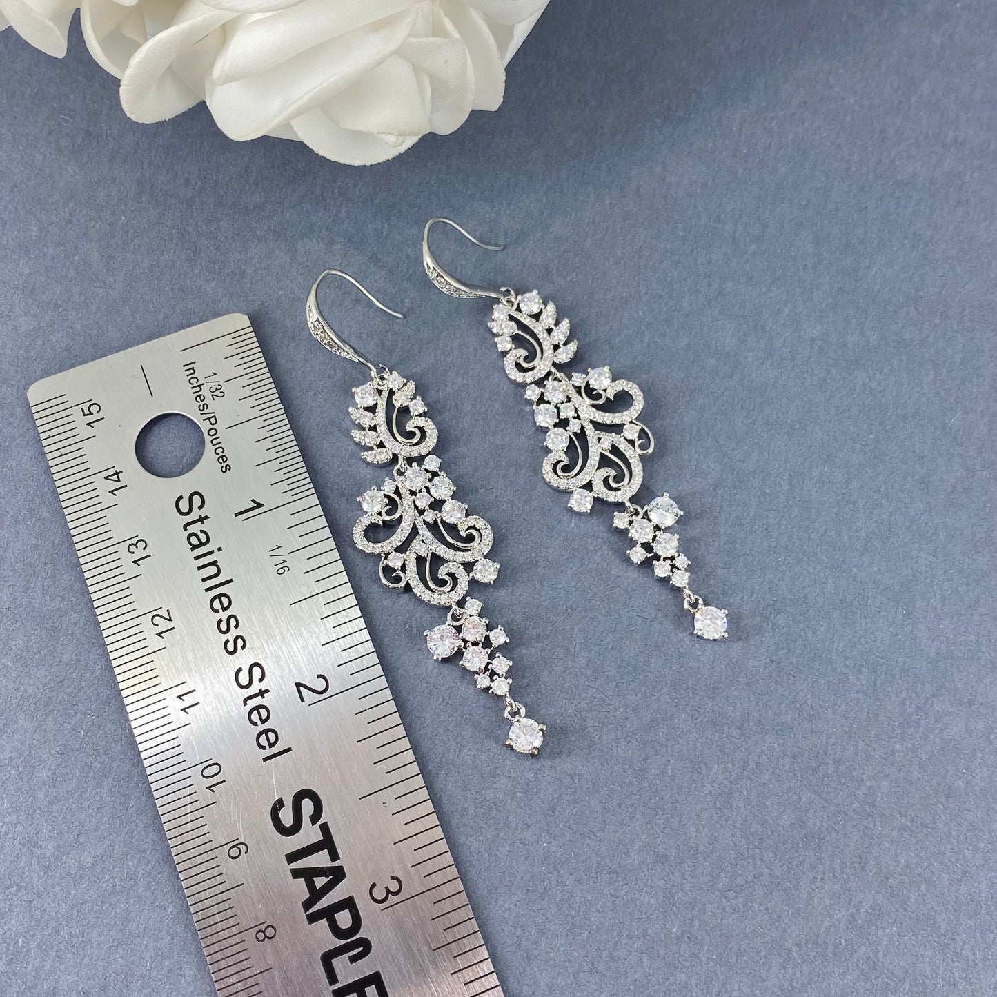 Boucles d'oreilles tendance Kara CZ Marquise