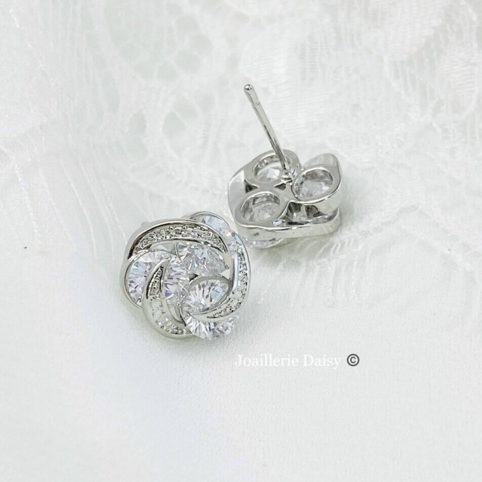 Kaidyn CZ Classic Stud Earrings