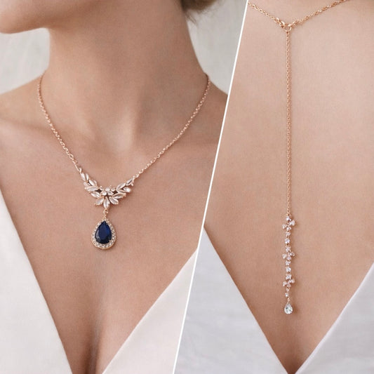 Ensemble collier et boucles d'oreilles Lucy 2 pièces CZ Vines 