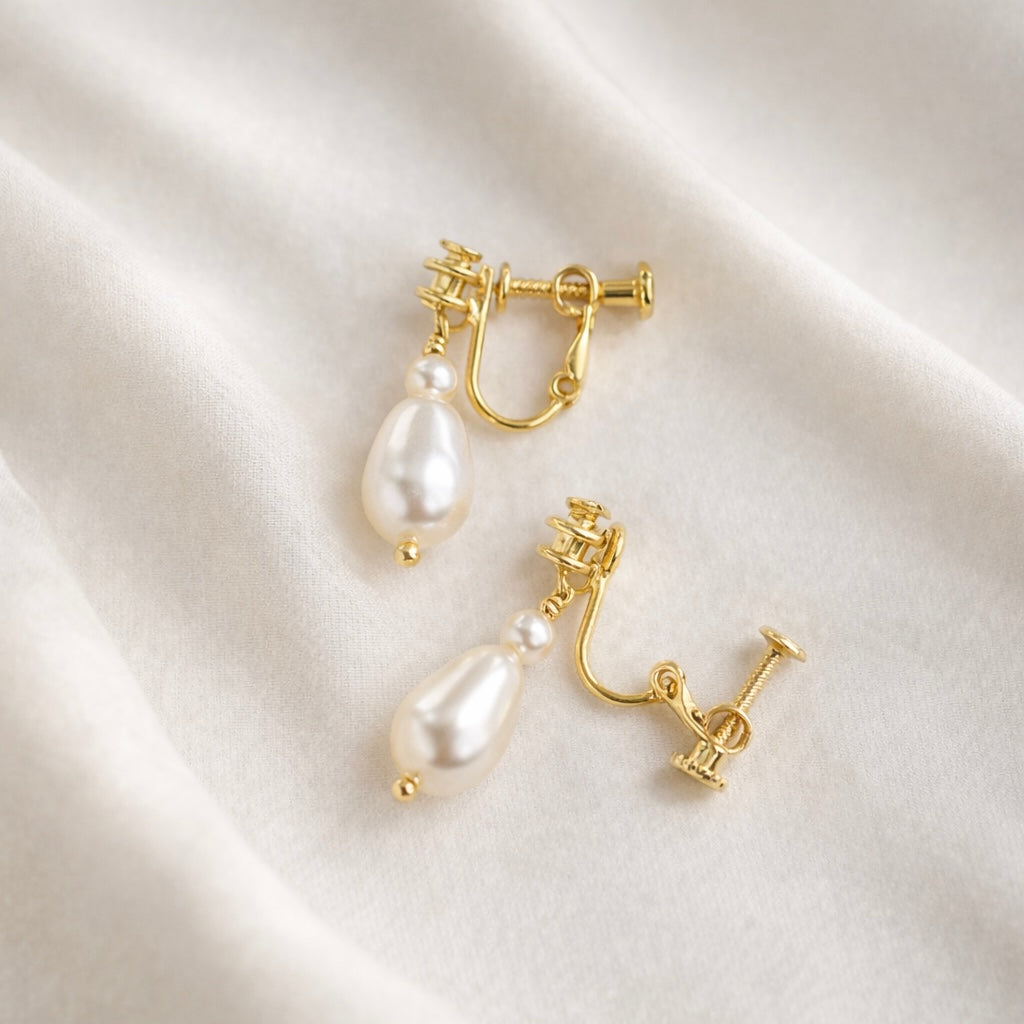 Boucles d'oreilles pendantes en perles Aya 