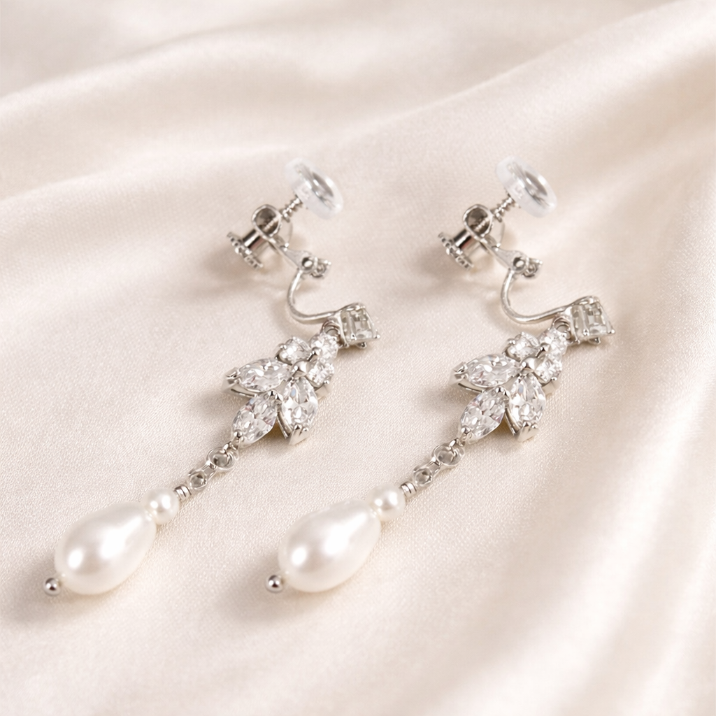 Boucles d'oreilles pendantes en perles Aya 