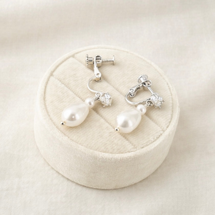 Boucles d'oreilles pendantes en perles Aya 