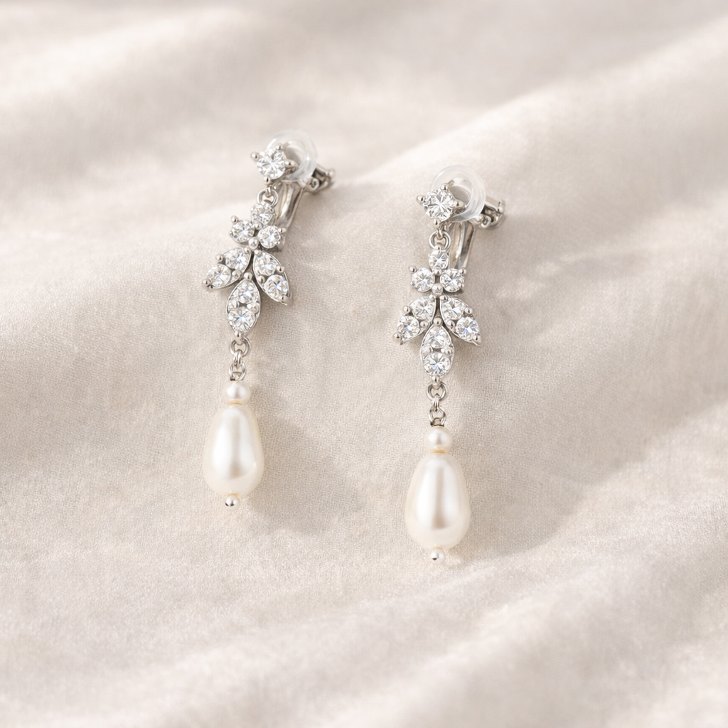 Boucles d'oreilles pendantes en perles Aya 