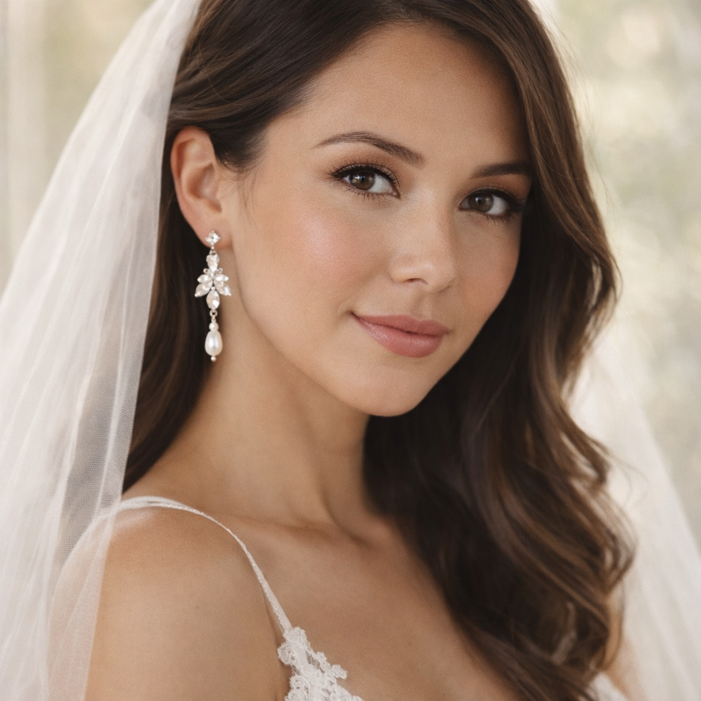 Boucles d'oreilles pendantes en perles Aya 