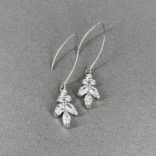Kenna Dangle Leaf Earrings