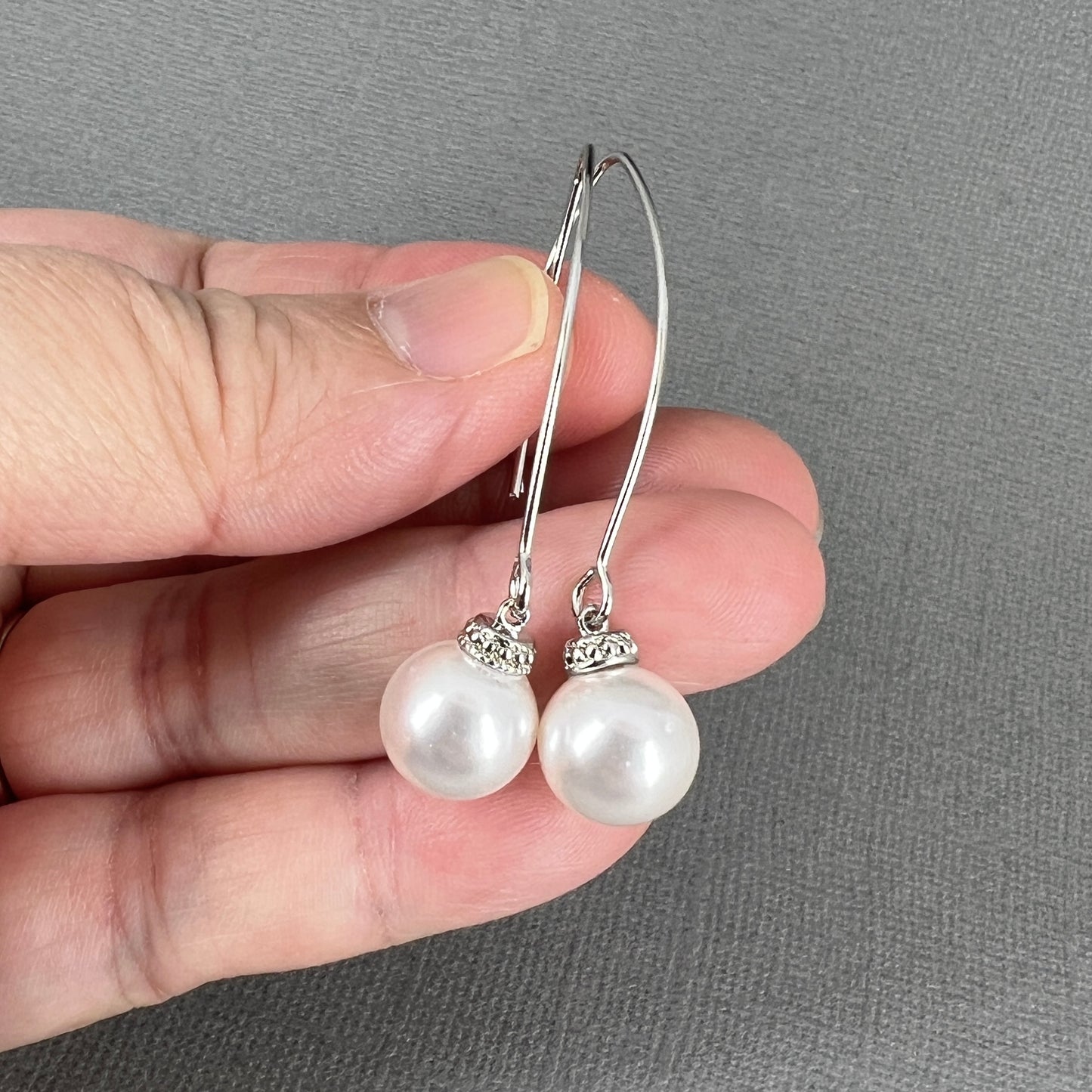 Aya Dangle Pearl Earrings