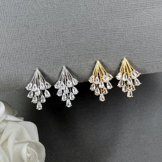 Meggie CZ Marquise Clip-on Earrings