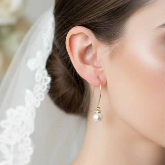 Boucles d'oreilles pendantes en perles Aya 