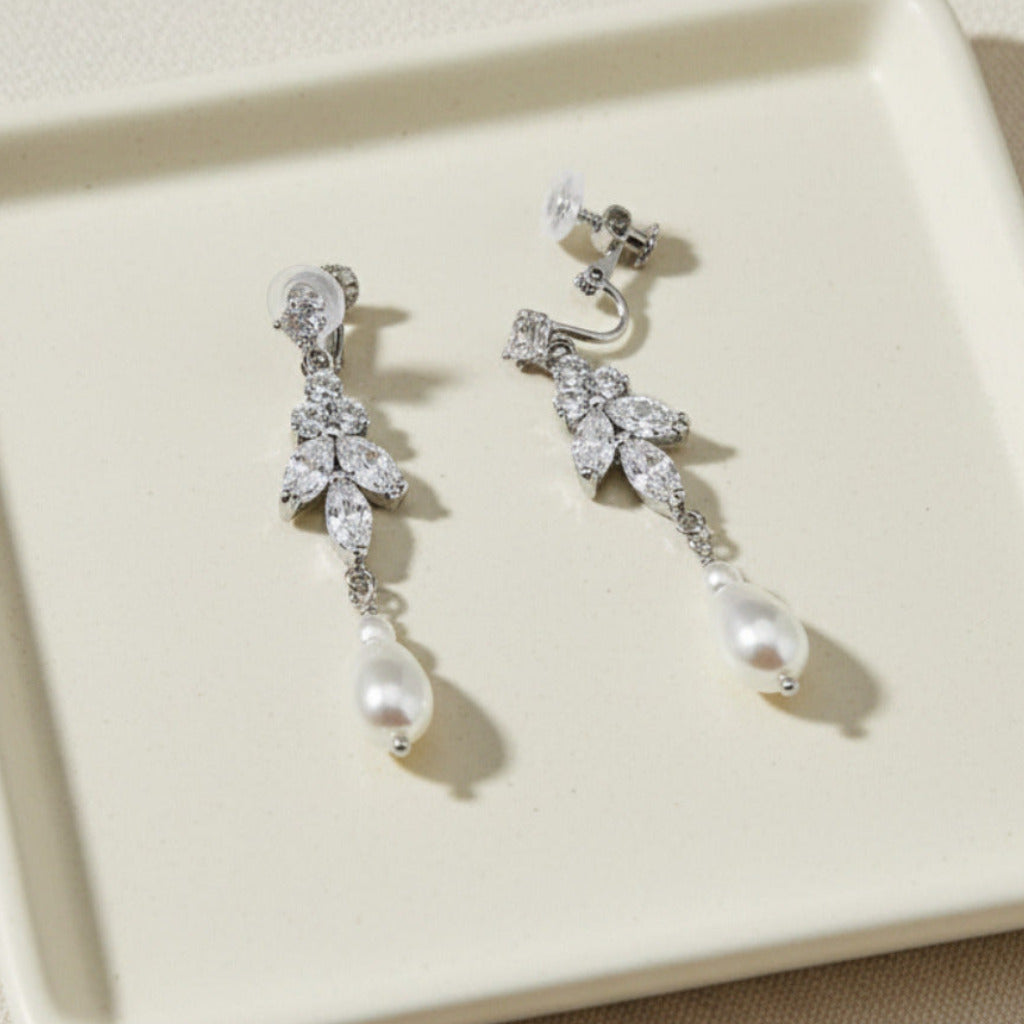 Boucles d'oreilles pendantes en perles Aya 